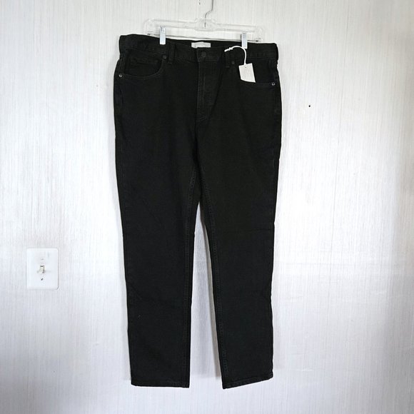 Everlane Men's 36 X 30 The Organic Cotton Slim Fit Jean - Coal Black - NWT - Picture 2 of 10